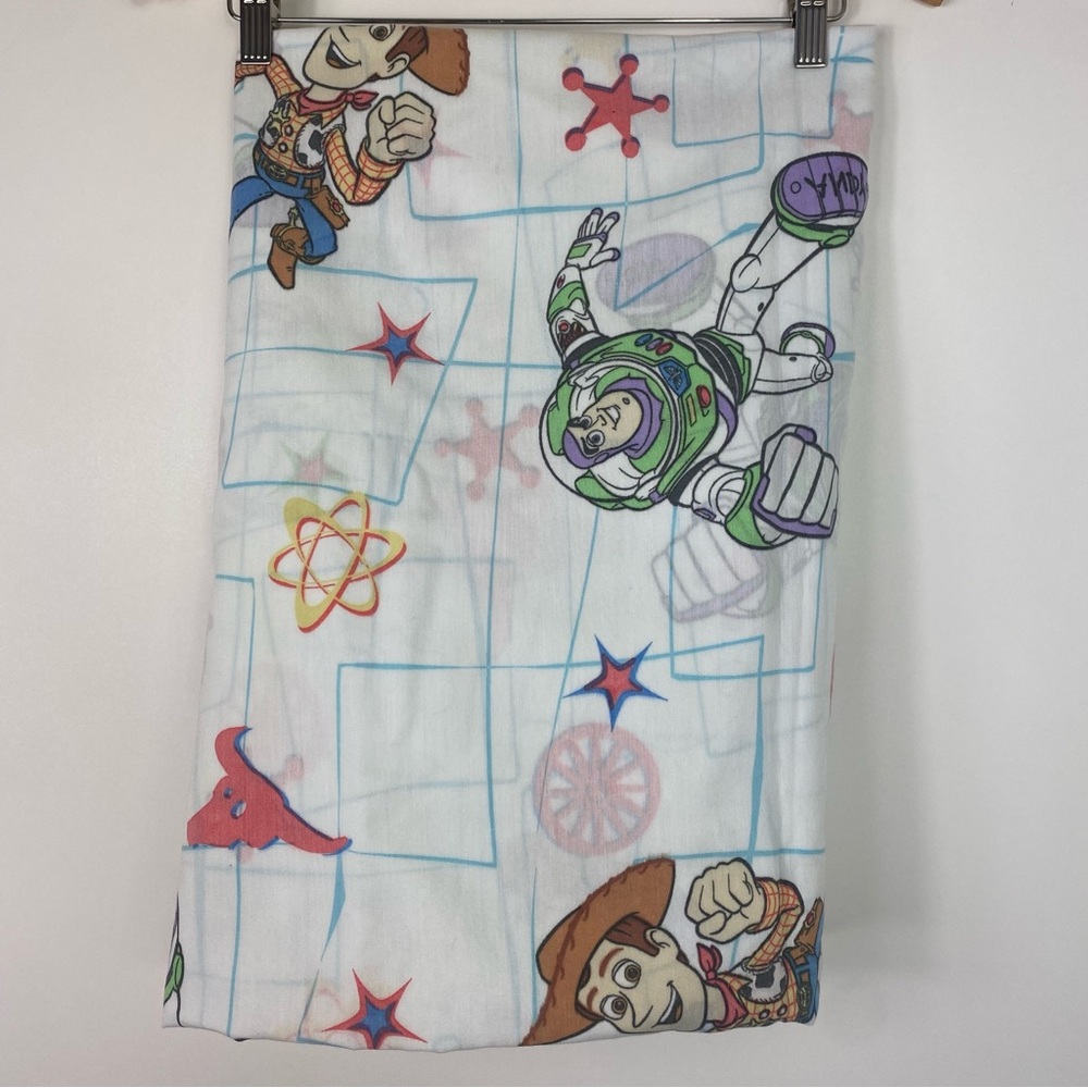 Disney Toy Story Bedding Sheet - White and Multicolor